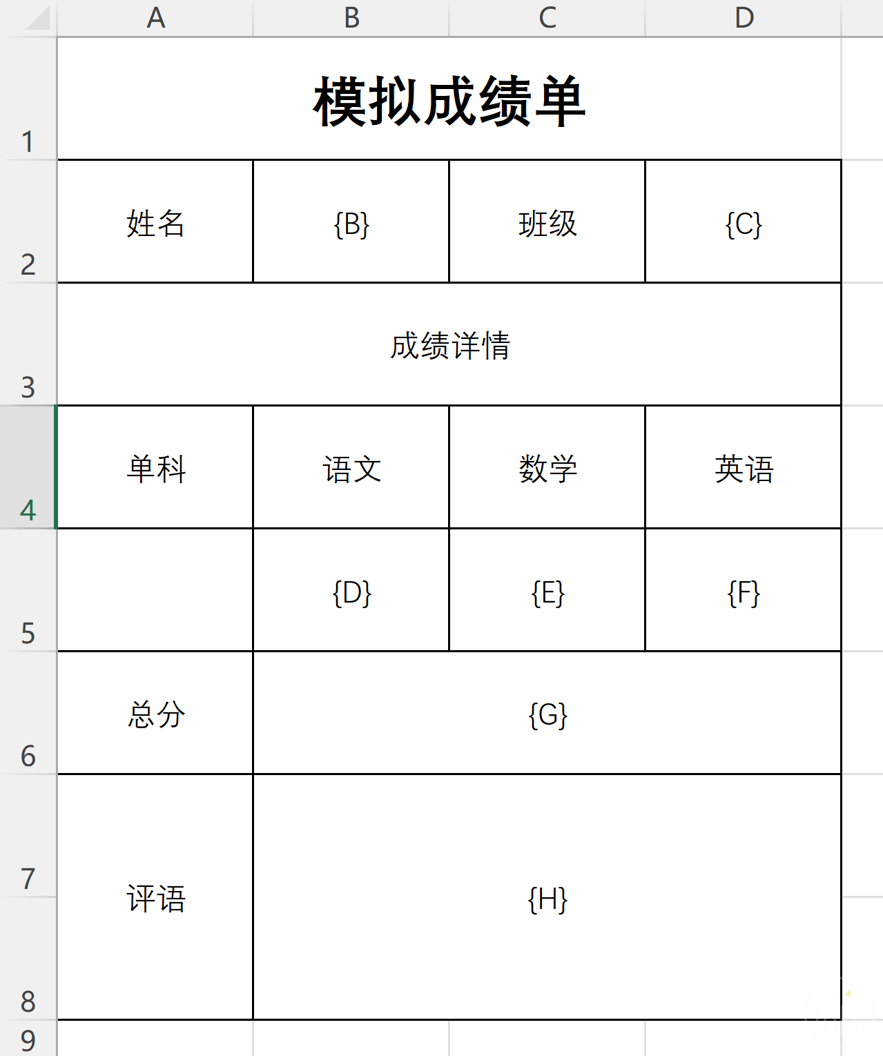 详情页模板